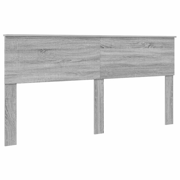 vidaXL Hoofdbord Grijs Sonoma Bewerkt hout