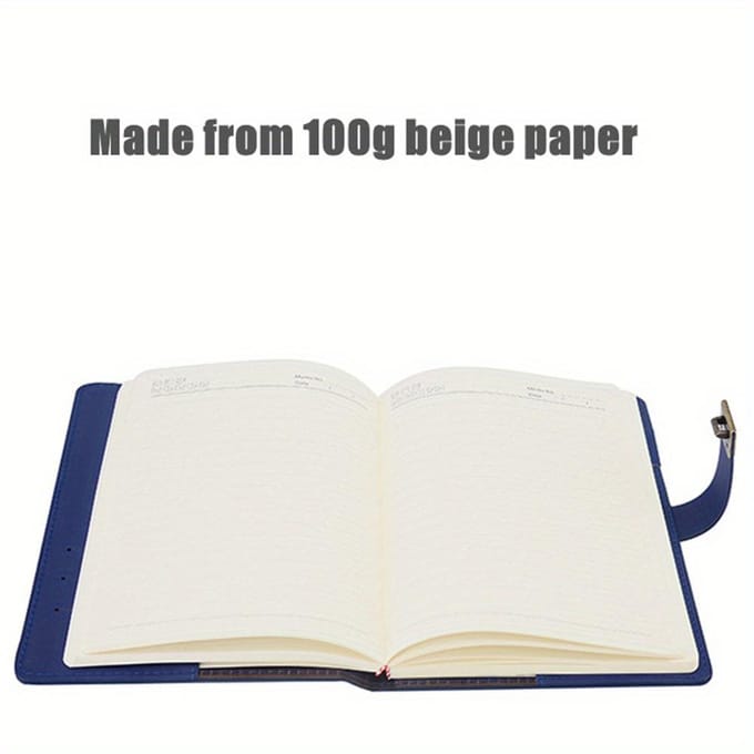 Carnet de notes rétro A5 avec mot de passe et serrure, carnet de voyage, carnet de notes, journal intime, papeterie noir