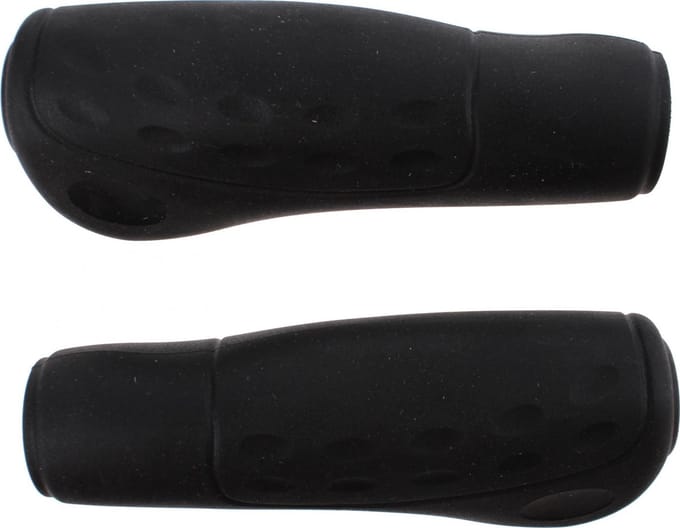 Westphal Ellipsis handvatten - ergonomisch - softgrip - 122 mm - zwart