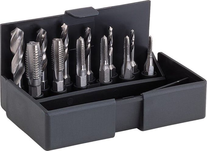Völkel Tap-Bit-set met Spiraalboor Bits - M3-M10