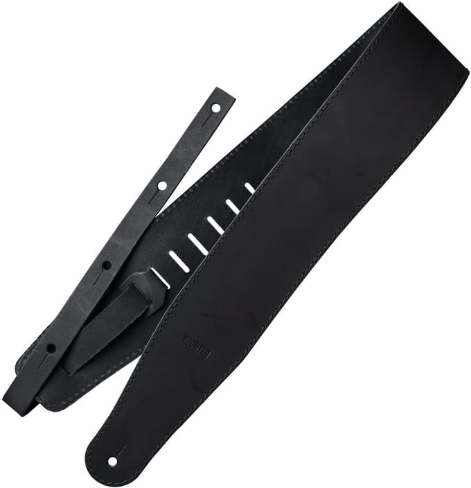 Richter 1502 Vintage-Black Raw III Contour Guitar Strap