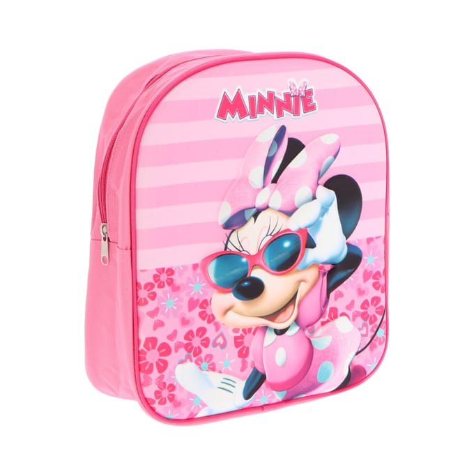 Minnie Mouse 3D Rugzak - Schooltas - Polyester - Roze - Rugzak kind