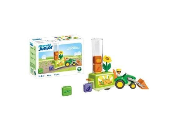 Playmobil Junior - Junior Tractor with Loading and Unloading System - 71773