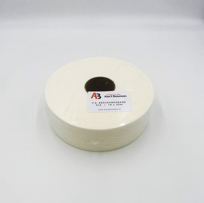 Glasband 9 x 2mm wit - pak 250m