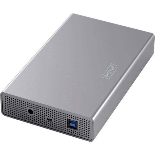 Digitus DA-71106-1 SATA-HDD-behuizing 2.5 inch, 3.5 inch USB, USB-C, USB-C 2.0, USB-C 3.1 Gen 1, USB-C 3.2 Gen 1