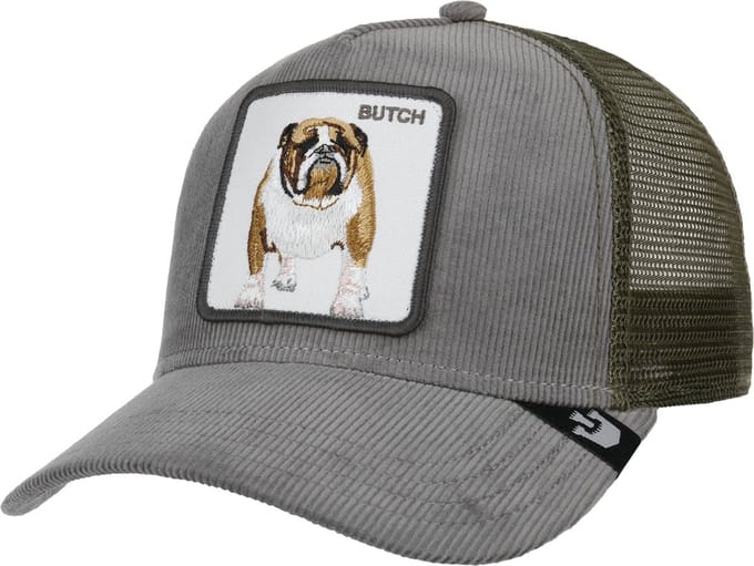 Goorin Bros Cap - Butch - WulBul - Grey Rib - One Size - Trucker Cap - Pet Heren - Petten - Caps
