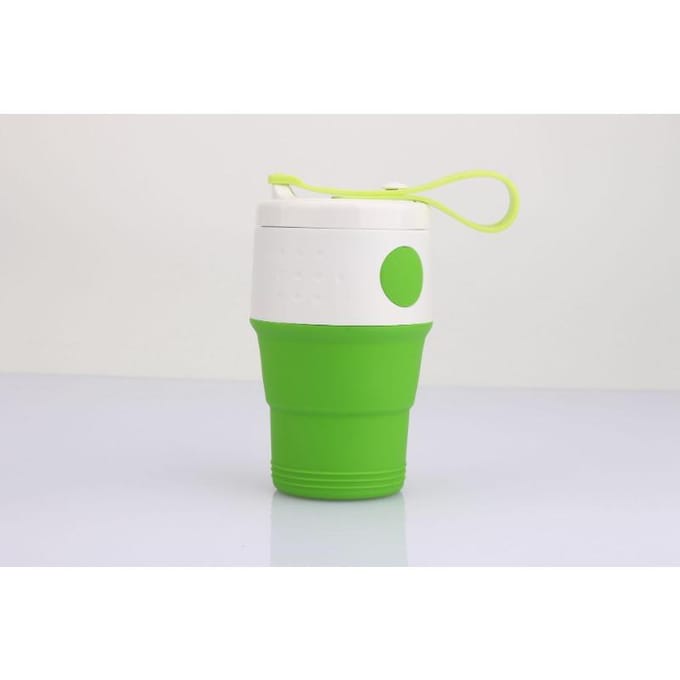 Creatief cadeau opvouwbare siliconen koffiebeker siliconen dagelijkse waterbeker 301-400ml