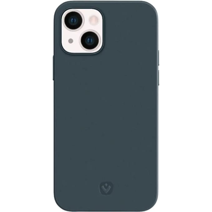 Valenta - Back Cover Snap Luxe - Leer - Blauw - iPhone 13