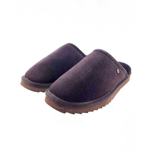 Warmbat Pantoffels classic clc521065 choco donker