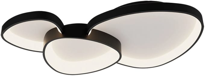 Freelight - Plafondlamp Organico L 90 cm zwart
