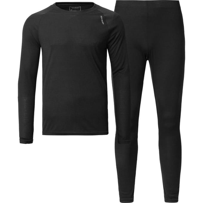 Tenson - Maat S Malik Heren Thermoset - Zwart