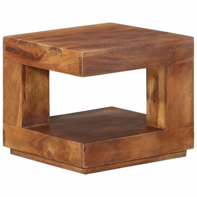 vidaXL - Salontafel - 45x45x40 - cm - massief - acaciahout
