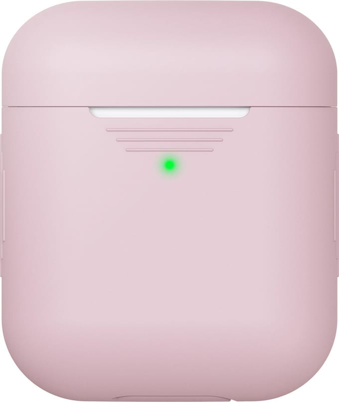KeyBudz Elevate Protective Silicone Case voor de Apple AirPods 1 / 2 - Blush Pink