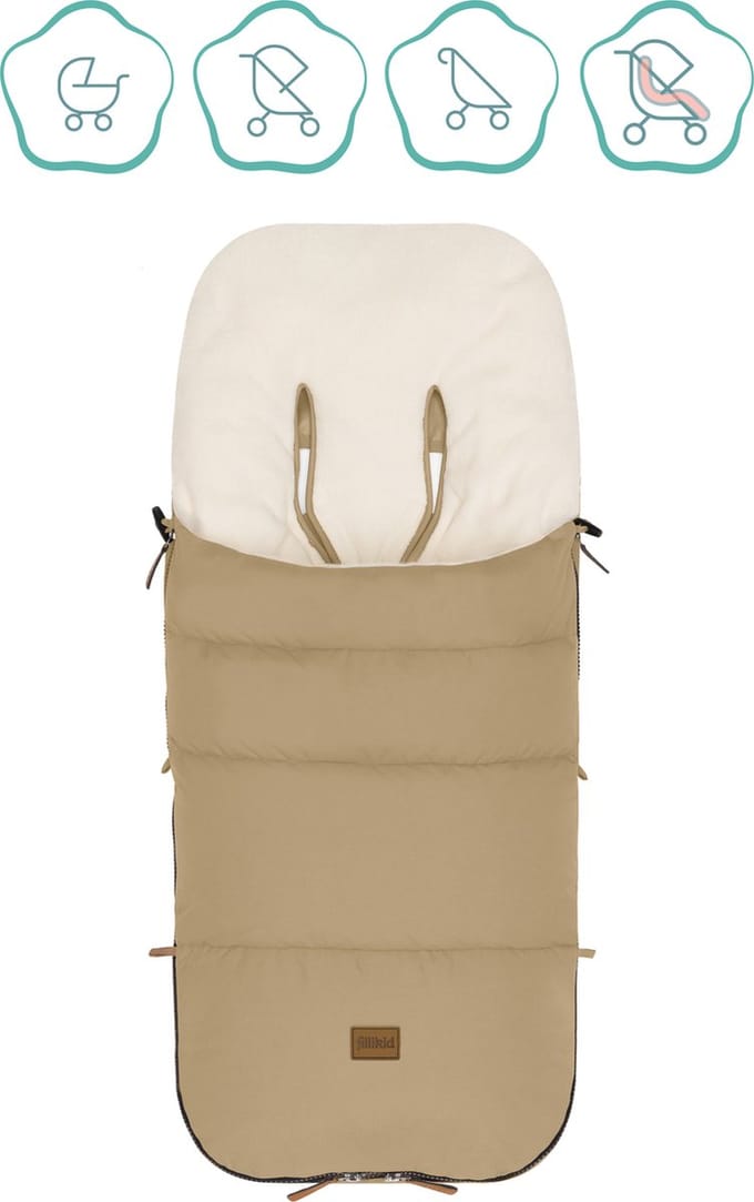 Winter voetenzak kinderwagen en buggy - Antislip - Thermoregulerend - Toffee - fillikid