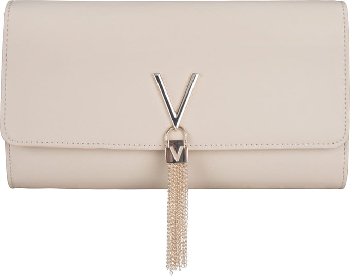 VALENTINO Koppeling Schoudertas Divina SA Clutch Ecru Beige