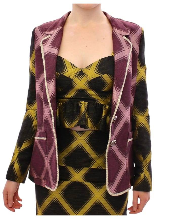Gekruist Bicolor Blazer