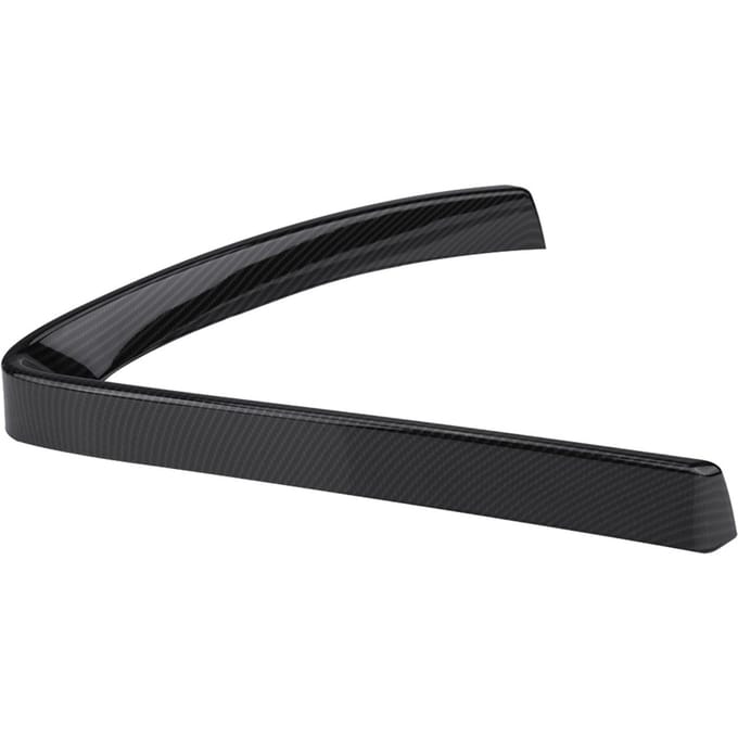 Auto Interieur Voorgrille Beschermframe Cover Trim voor Alfa Romeo Stelvio 20172018 black