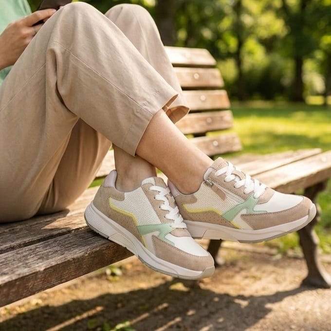 Gabor Rollingssoft beige Su�de - Sneakers - Unisex