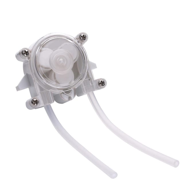 6v DC Doe-het-zelf Doseerpomp Peristaltische Doseerkop voor Aquarium Chemisch Lab Analytisch Water gray