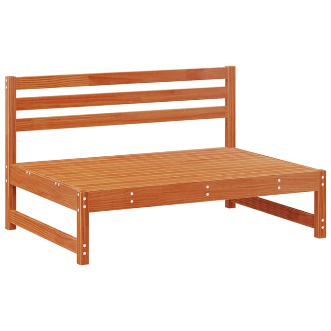 vidaXL - Tuinstoel - Midden - Massief - grenenhout - Waskleur - Bruin