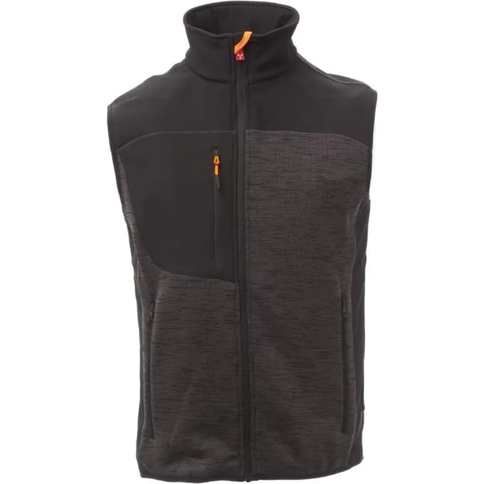 Payper Tour - melange steel grey/black-fluorescent orange - S