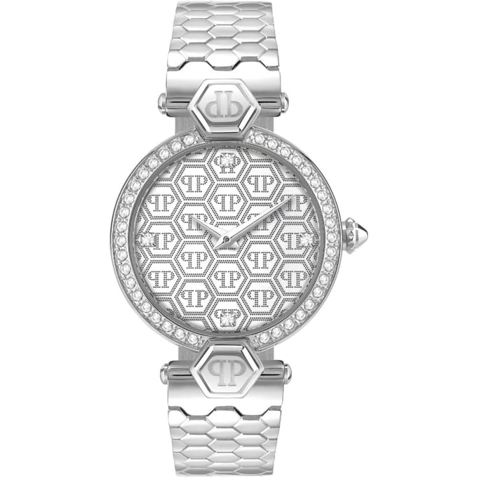 Philipp Plein - Dames Horloge Plein Couture - Zilver