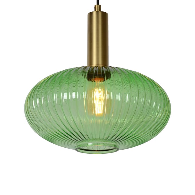 Lucide MALOTO - Hanglamp - Ø 30 cm - 1xE27 - Groen