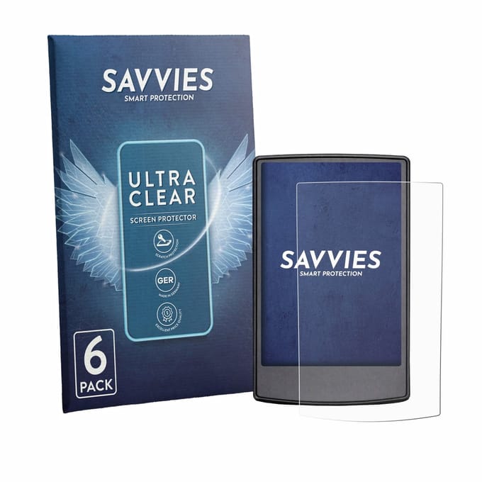 Savvies - Screenprotector voor Engwe Engine Pro 3.0 Boost - Folie Beschermfolie transparant 6 Stuks
