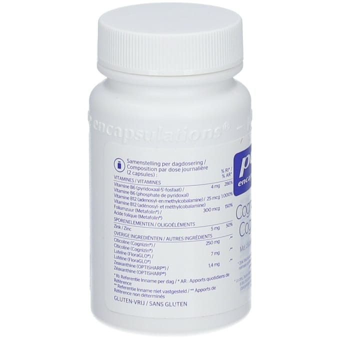 Pure Encapsulations Cogni active | Innovatieve formule voor geheugen en concentratie 60 Capsules