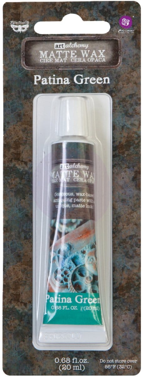 matte wax Patina Green art alchemy