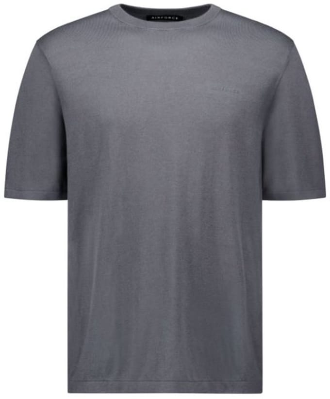 Knitted T-shirt Heren Pewter XL