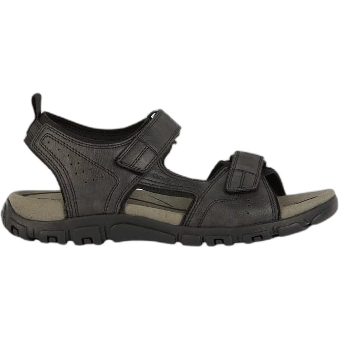 GEOX STRADA HEREN Sandalen - ZWART - Maat 43