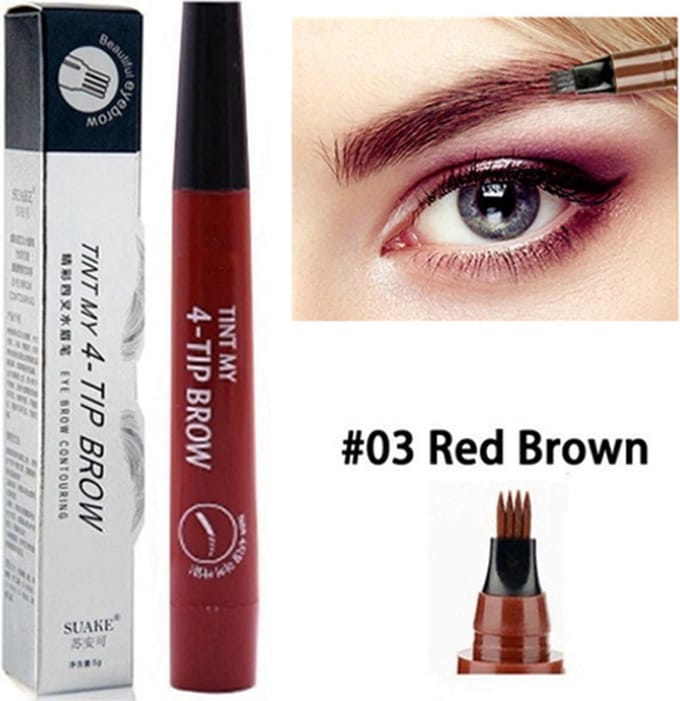 Wenkbrauw Contour Kwast - Maroon Bruin