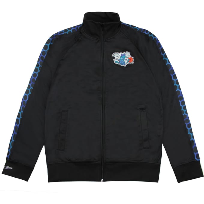 Mitchell & Ness Charlotte Hornets Taped Heren Track Jacket