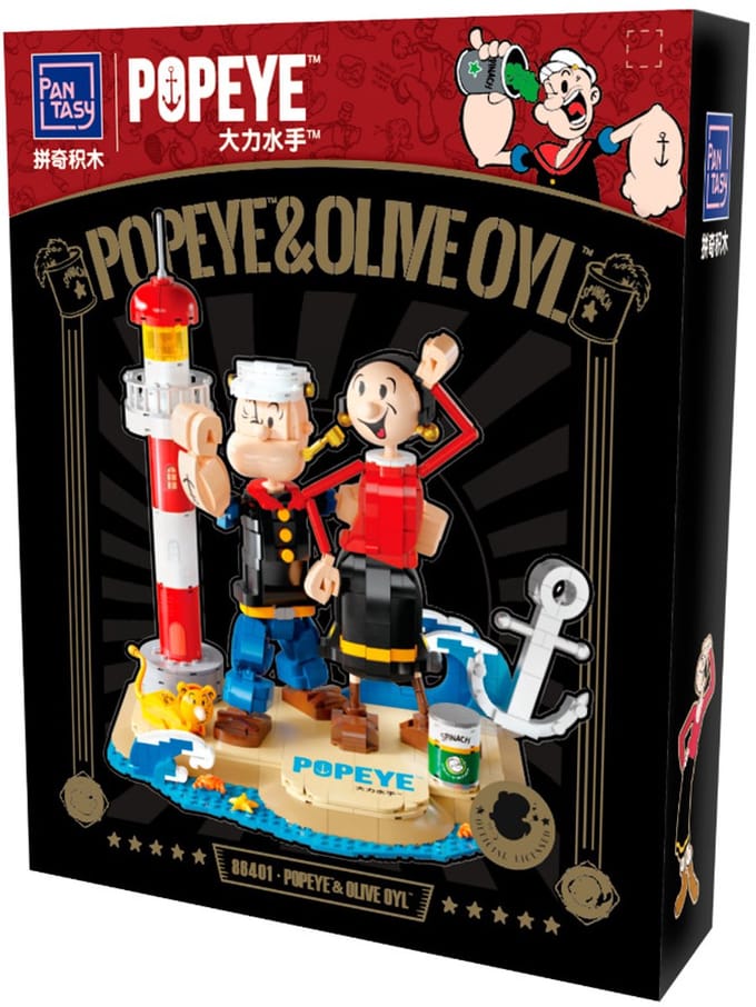 PANTASY Popeye & Olive Oyl - 86401 - - ONESIZE