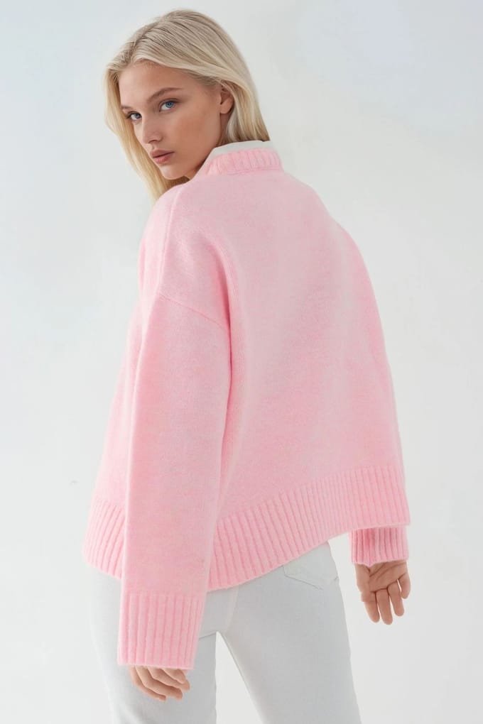 Dikke Crew Neck Extra Zachte Trui