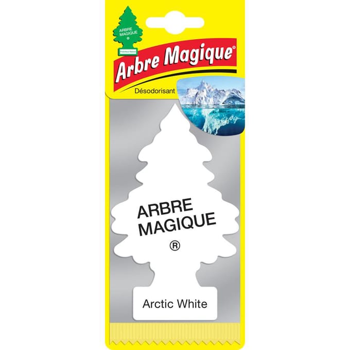 Wonderboom Luchtverfrisser Arctic White - auto geurtje - auto parfum - Arbre Magique