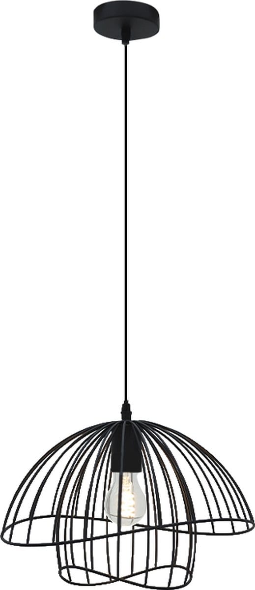 Olucia - JOLIEN - Hanglamp - Zwart - Vorm: Rond