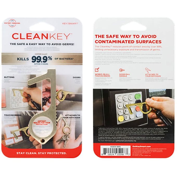 KEY SMART KS904-BRS CleanKey Sleutelhanger Messing 1 stuk(s)