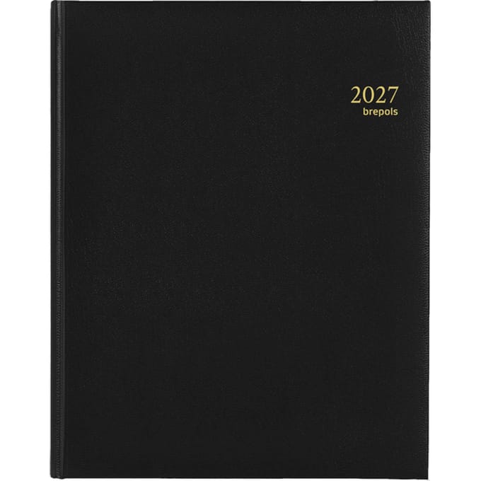 Agenda 2027 Brepols Concorde Lima 7dagen/2pagina's zwart