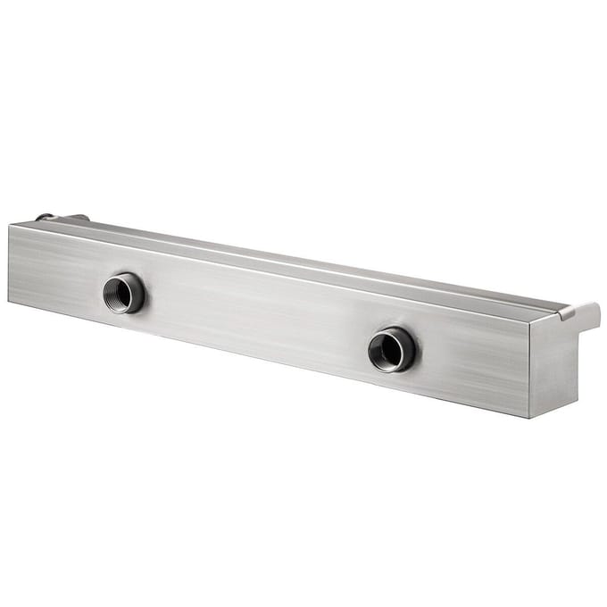 Vevor Waterval Zwembad Fontein Rechthoekig & LED Strip Verlichting 23,6  X 4,5  X 3,1