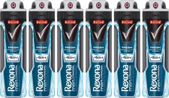 Rexona Deo Spray Men Extra Cool 6 x 150 ml