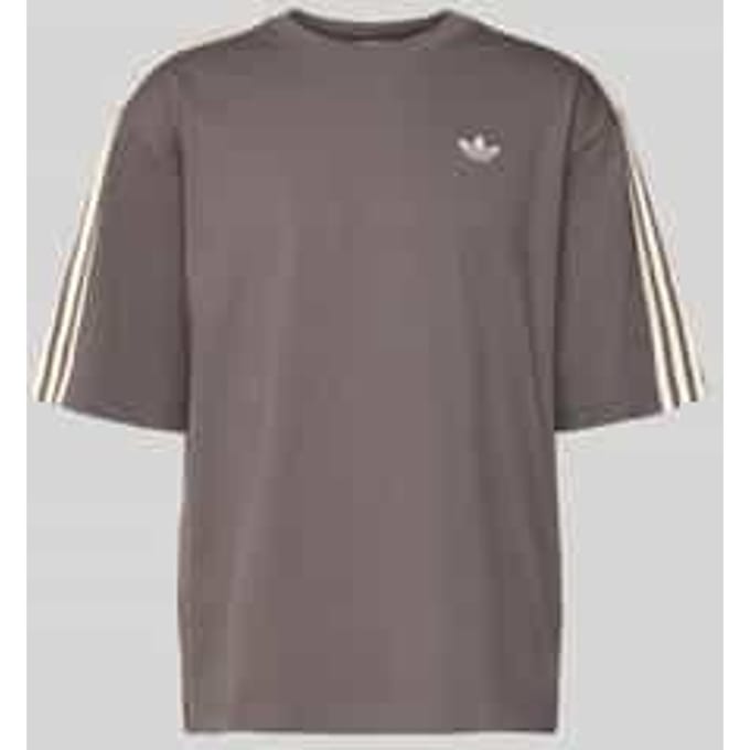Adidas adicolor T-shirts Heren - Grijs - Maat L - Katoen Jersey