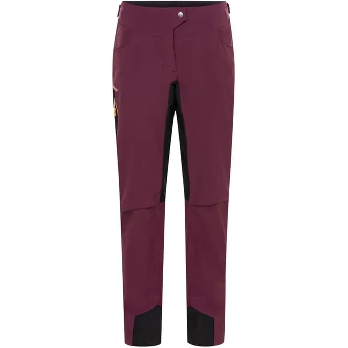 Vaude Bike Qimsa Light Softshell Broek Rood 44 Vrouw