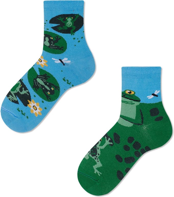 Many Mornings kids sokken froggy frog groen