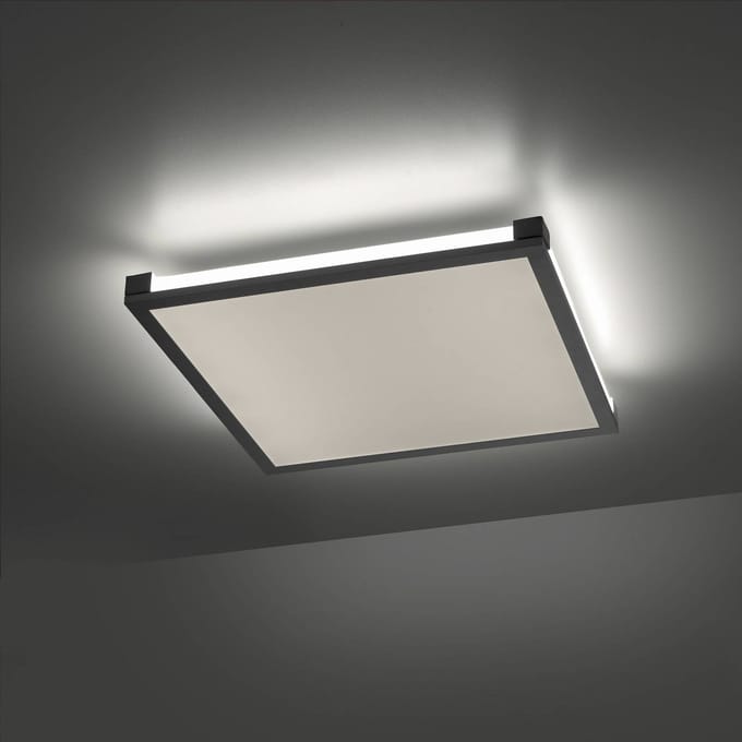 JUST LIGHT. GmbH LED plafondlamp Mario 45x45cm, dimbaar, RGBW