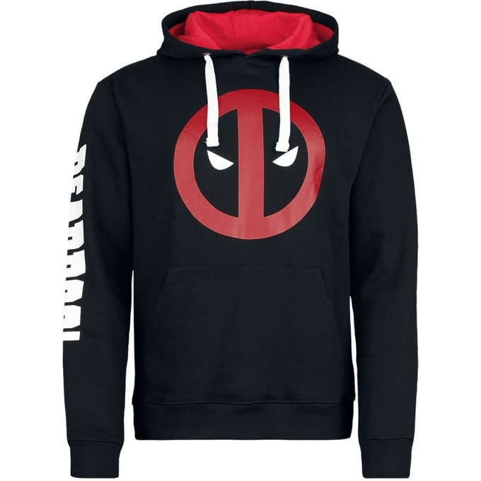 Deadpool - Disney Trui met capuchon - Logo - S tot L - voor Mannen - zwart