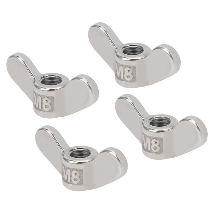 10 stuks M8 Vleugelmoeren Vlindermoeren 304 Roestvrij Staal Bevestigingsmiddel Hardware Accessoire