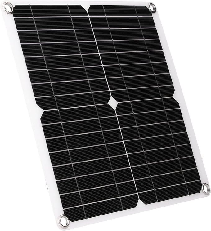Flexibel Zonnepaneel - Draagbare Oplader - Buiten Opladen - Hoge Efficiëntie - 40W 18V - Zwart