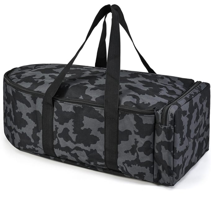 Draagtas voor voerboot Waterafstotende vissersboot opbergtas Black Camouflage